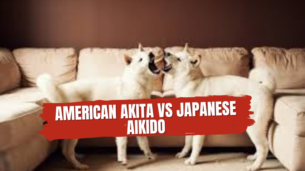 American Akita vs Japanese Aikido